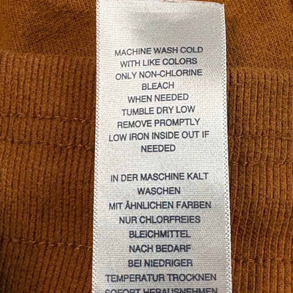True Religion Revolt Joggers Mens Medium Burnt Orange Rust Buddha Half Logo - Picture 6 of 12